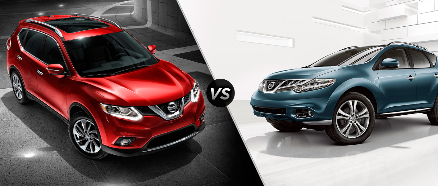 Nissan rogue vs nissan murano size