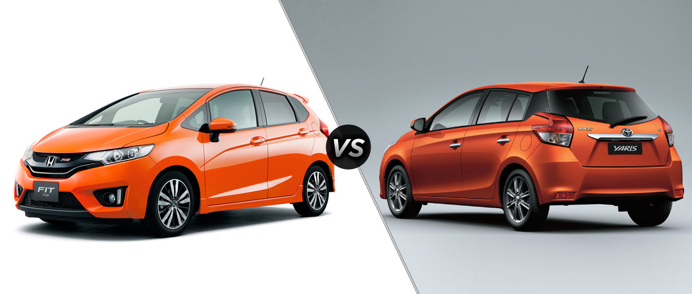 2014 Toyota yaris vs honda fit #4