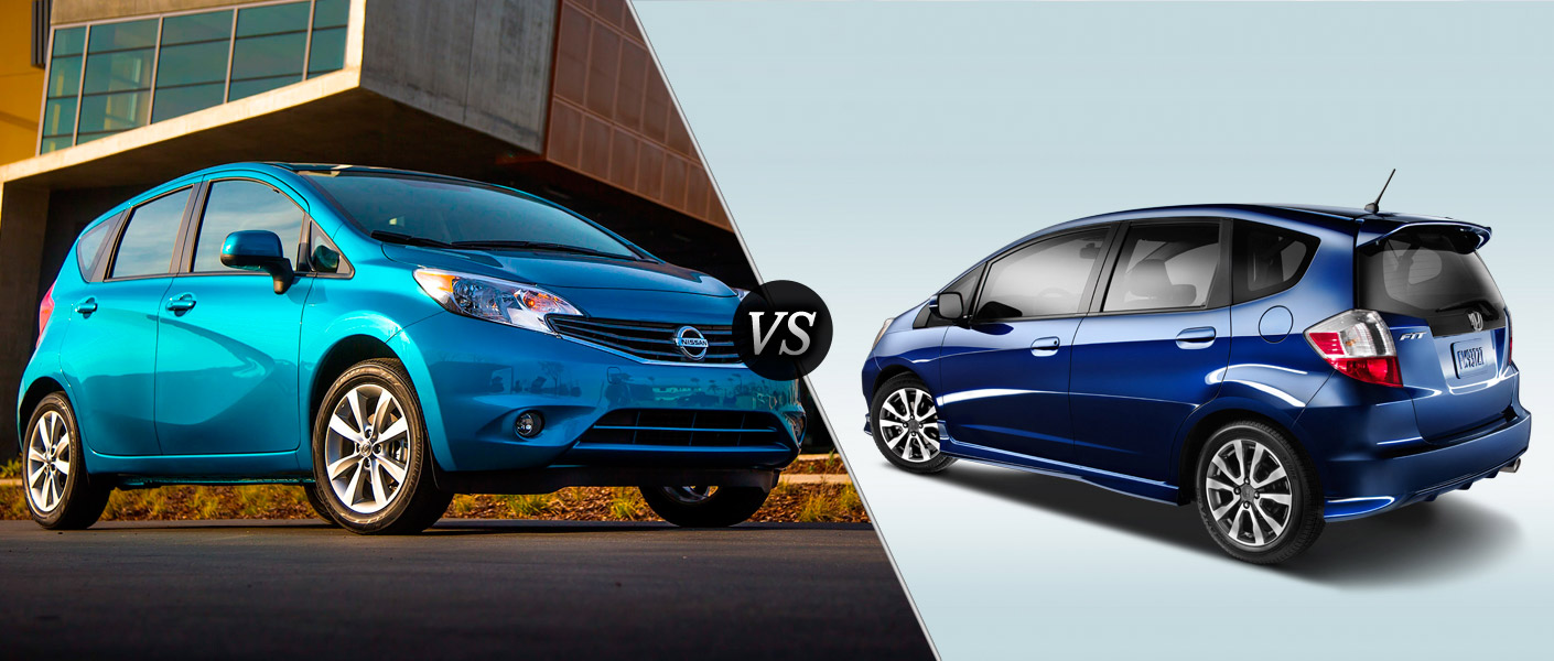 Nissan versa hatchback vs honda fit #4