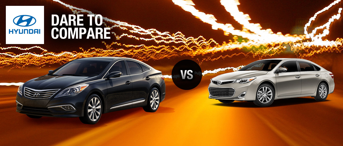 hyundai azera vs toyota avalon #5