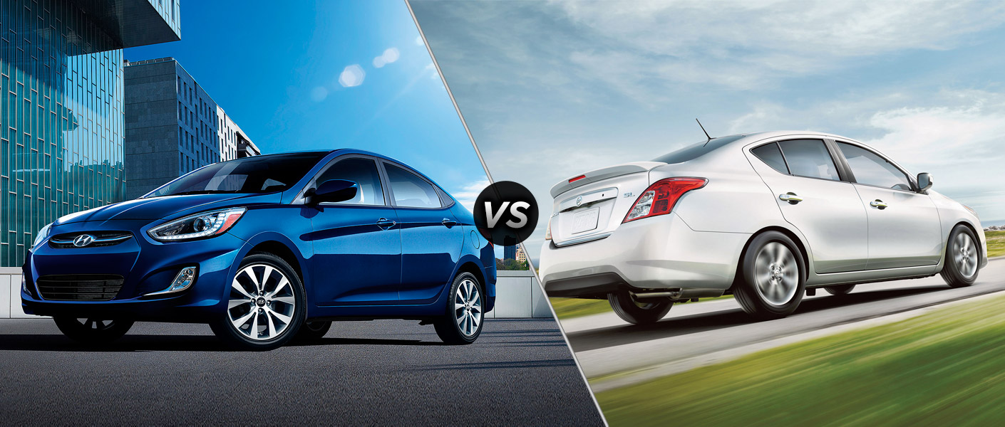Nissan versa vs hyundai accent blue #8