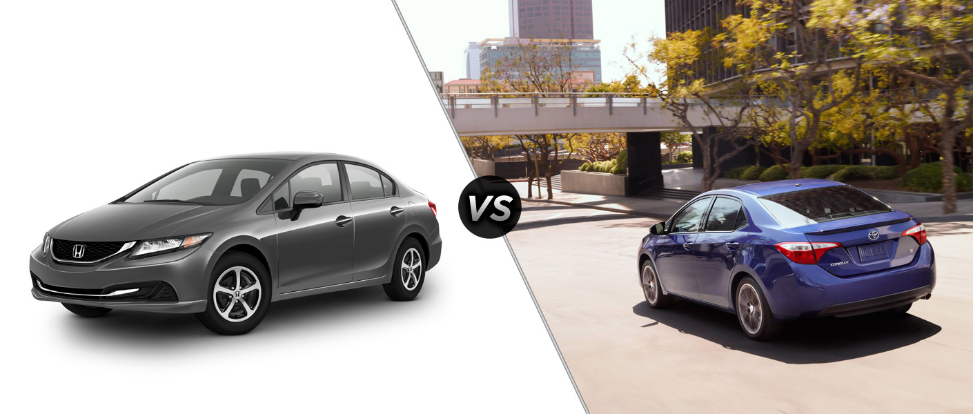 2015 Honda Civic vs 2015 Toyota Corolla
