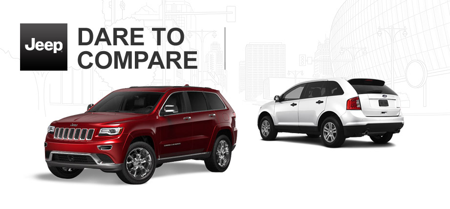 Ford edge vs jeep grand cherokee 2012