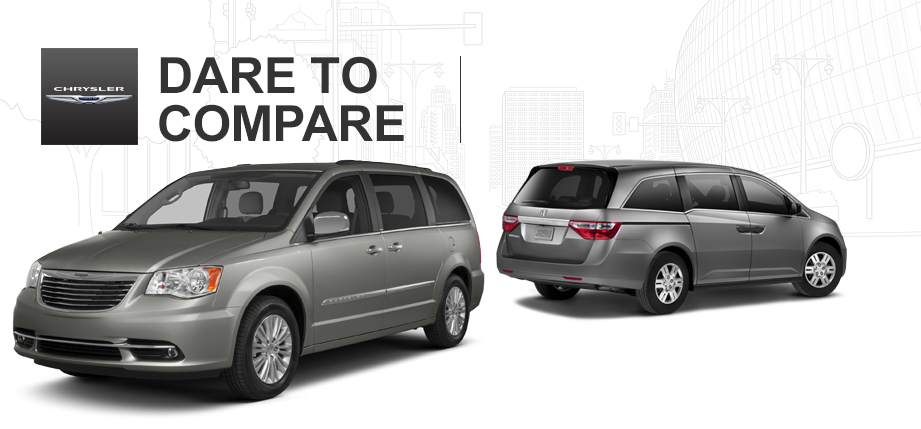 Chrysler town and country compared to honda odyssey #3