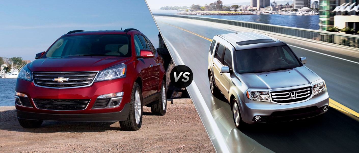 Honda pilot vs chevy traverse commercial #4