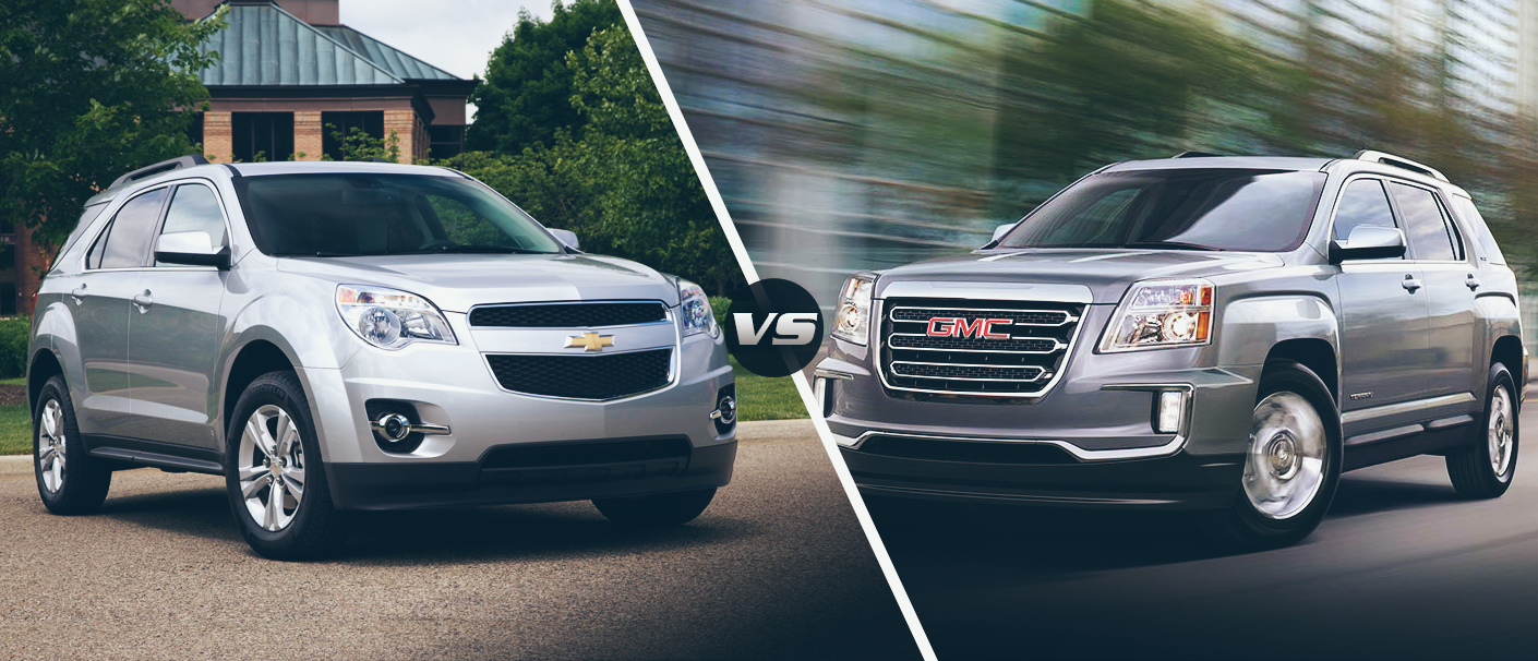 The 2016 Chevy Equinox vs. 2016 GMC Terrain