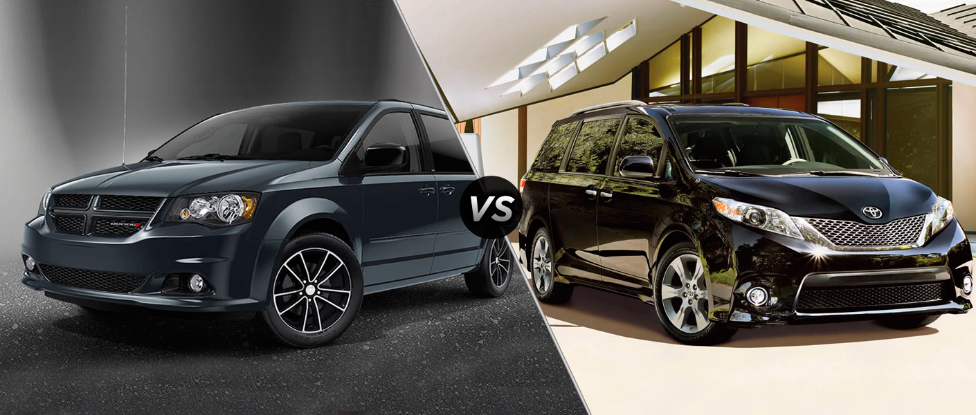 Dodge caravan vs toyota sienna 2012