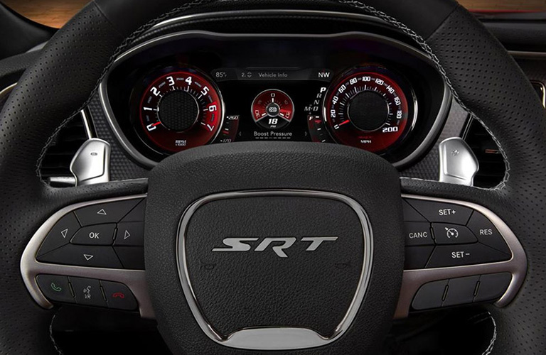 dash and dial face gauges of 2015 hellcat