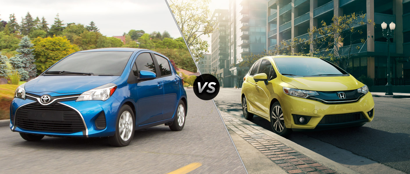 comparison between honda fit and toyota yaris #1