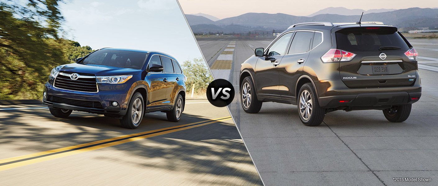 nissan rogue vs toyota highlander #2