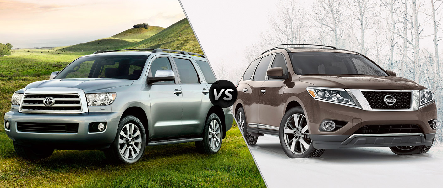 Nissan pathfinder vs toyota sequoia #1