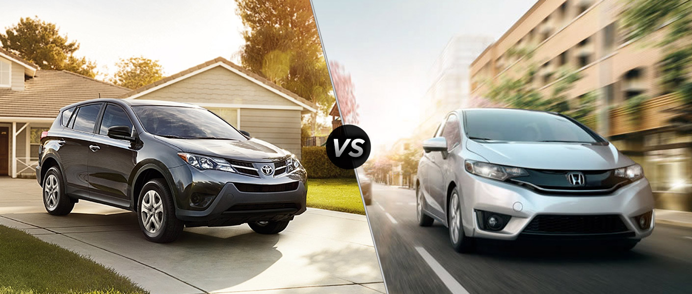 Honda fit vs rav4 #6