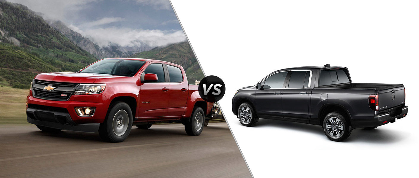 2016 Chevy Colorado Vs 2017 Honda Ridgeline