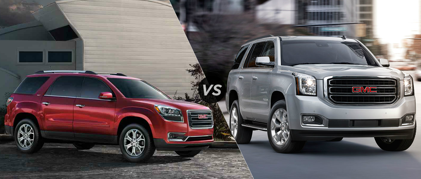 Gmc acadia vs yukon