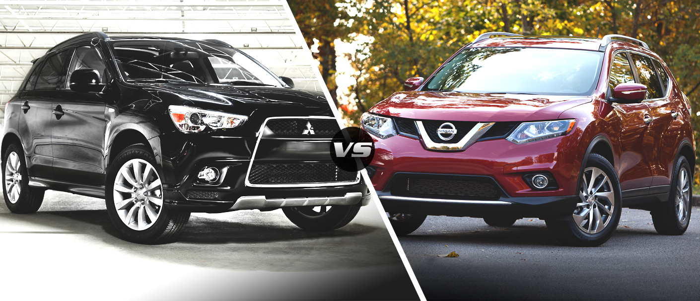 Nissan rogue vs mitsubishi outlander sport #5