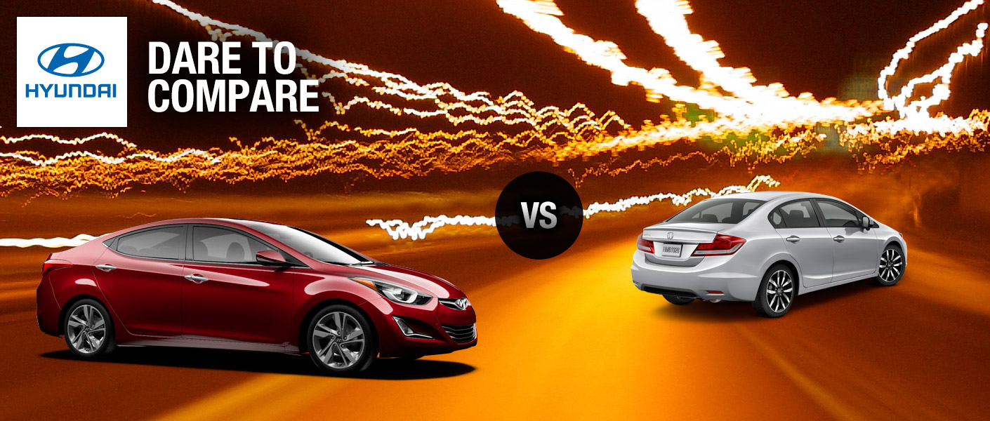 Hyundai accent vs honda civic #2