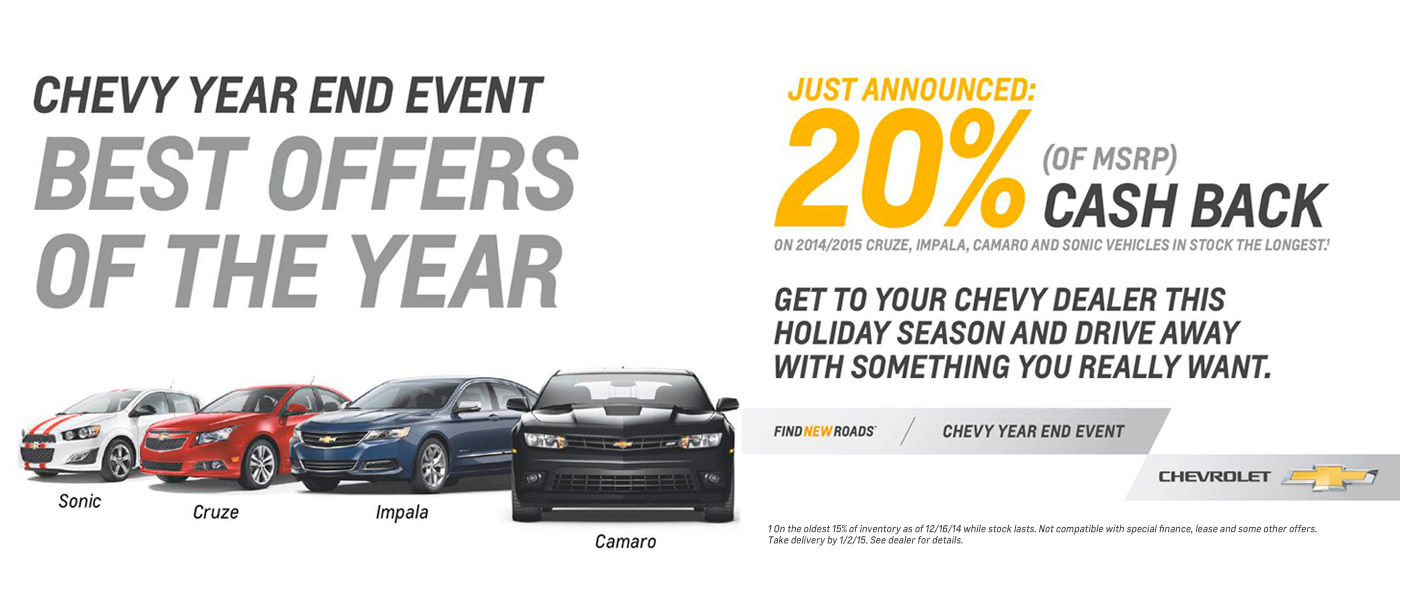 Chevy Year End Sale in Naperville, IL