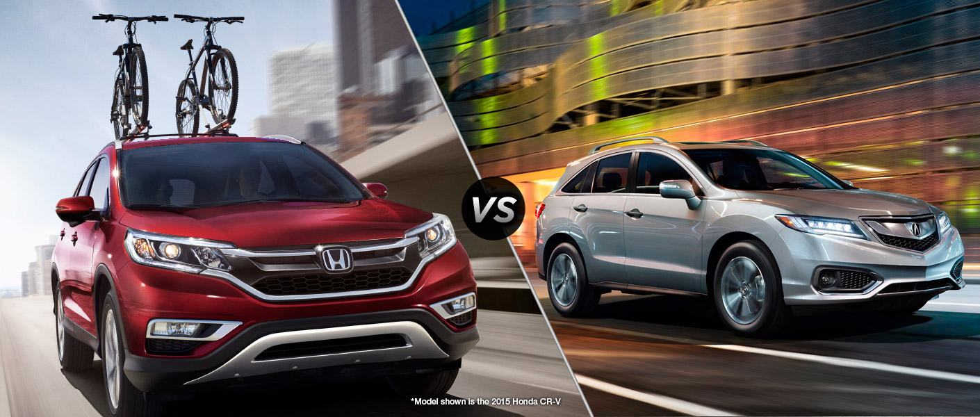 Acura rdx versus honda crv #2