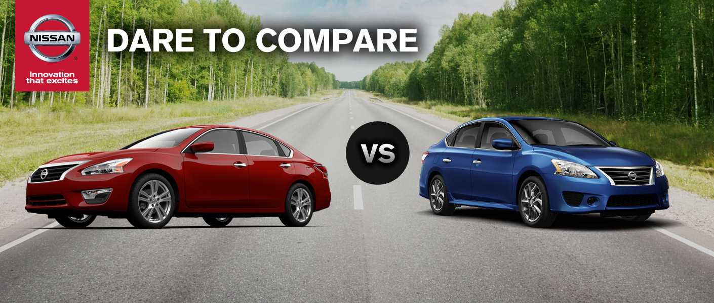 Nissan altima compared to nissan sentra #10