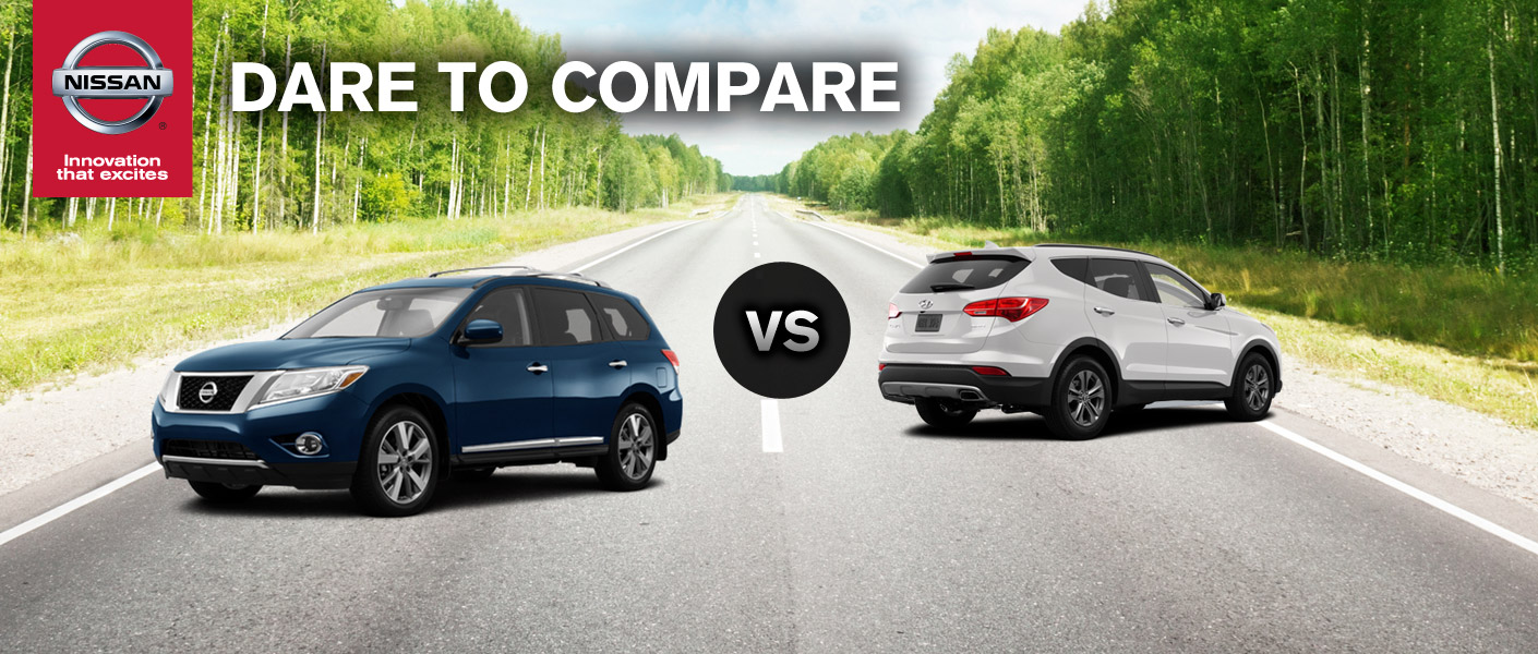 Nissan pathfinder vs hyundai santa fe #9