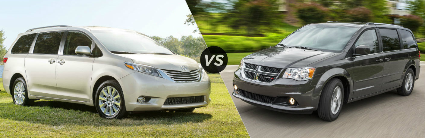 toyota sienna vs dodge caravan space #1