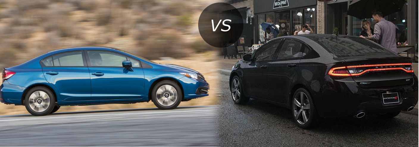 Dodge dart vs honda civic #3