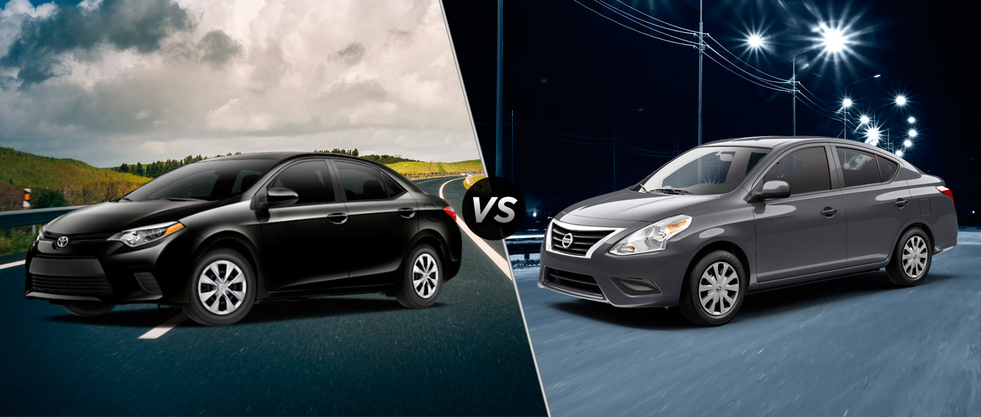 nissan versa sedan vs toyota corolla #6