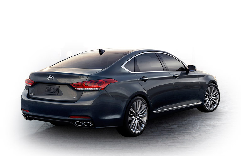 Hyundai Genesis 2015 Rear Wallpaper Hyundai Genesis 2015 Rear Wallpaper