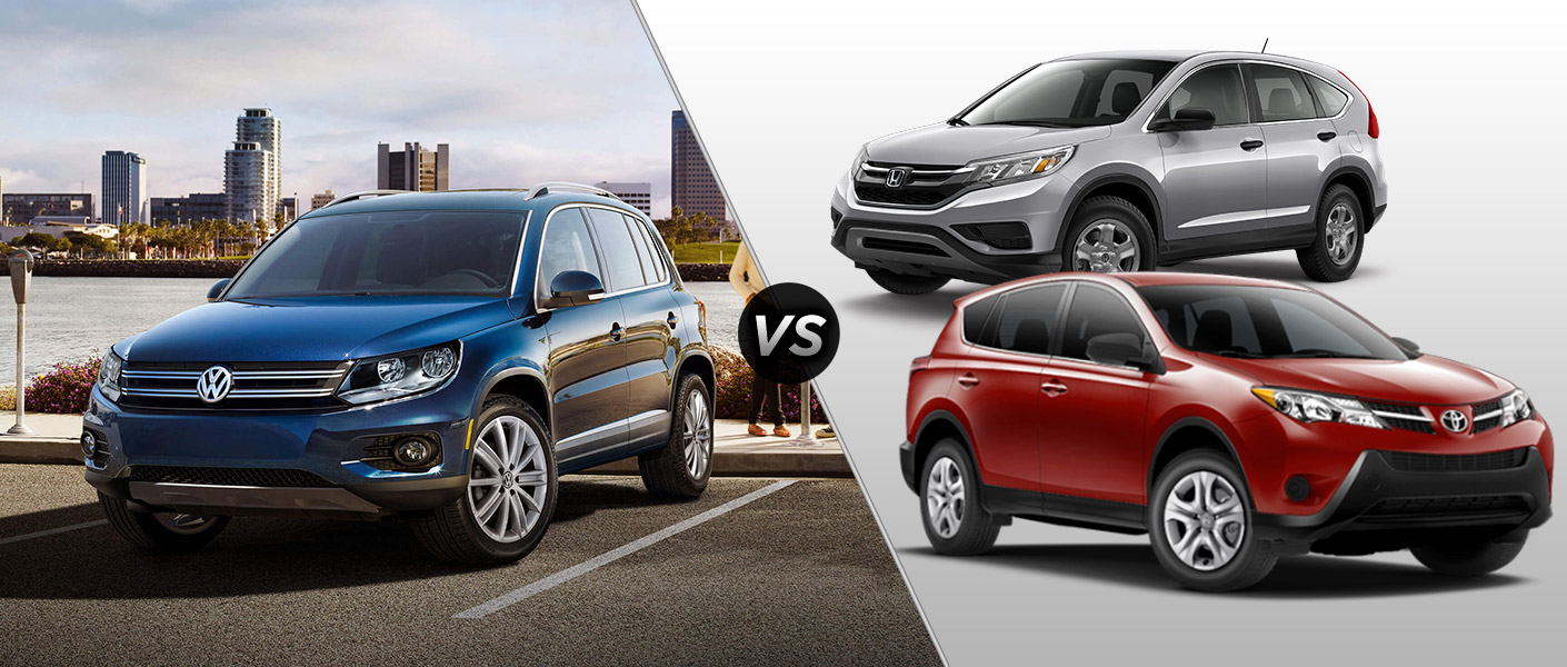 Honda crv vs. toyota rav4 vs. vw tiguan #6