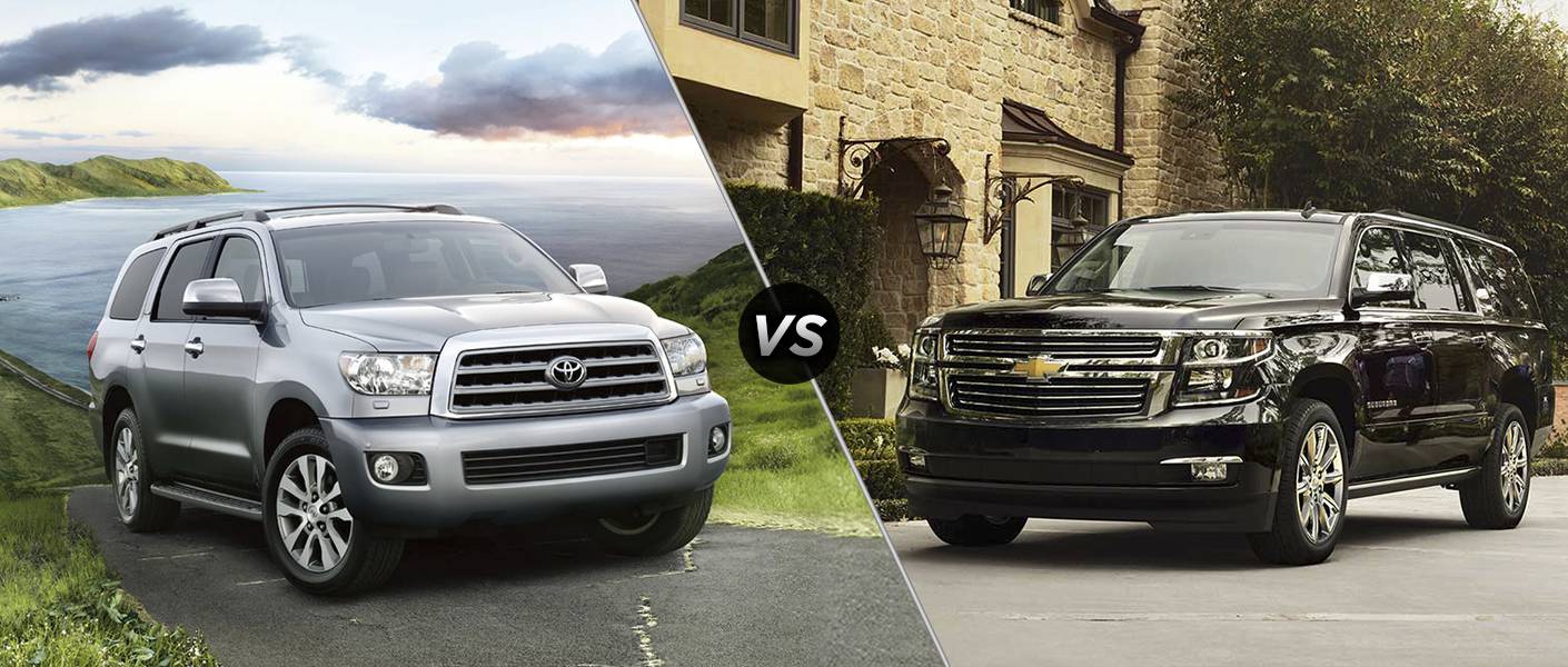 toyota sequoia vs chevy suburban #4