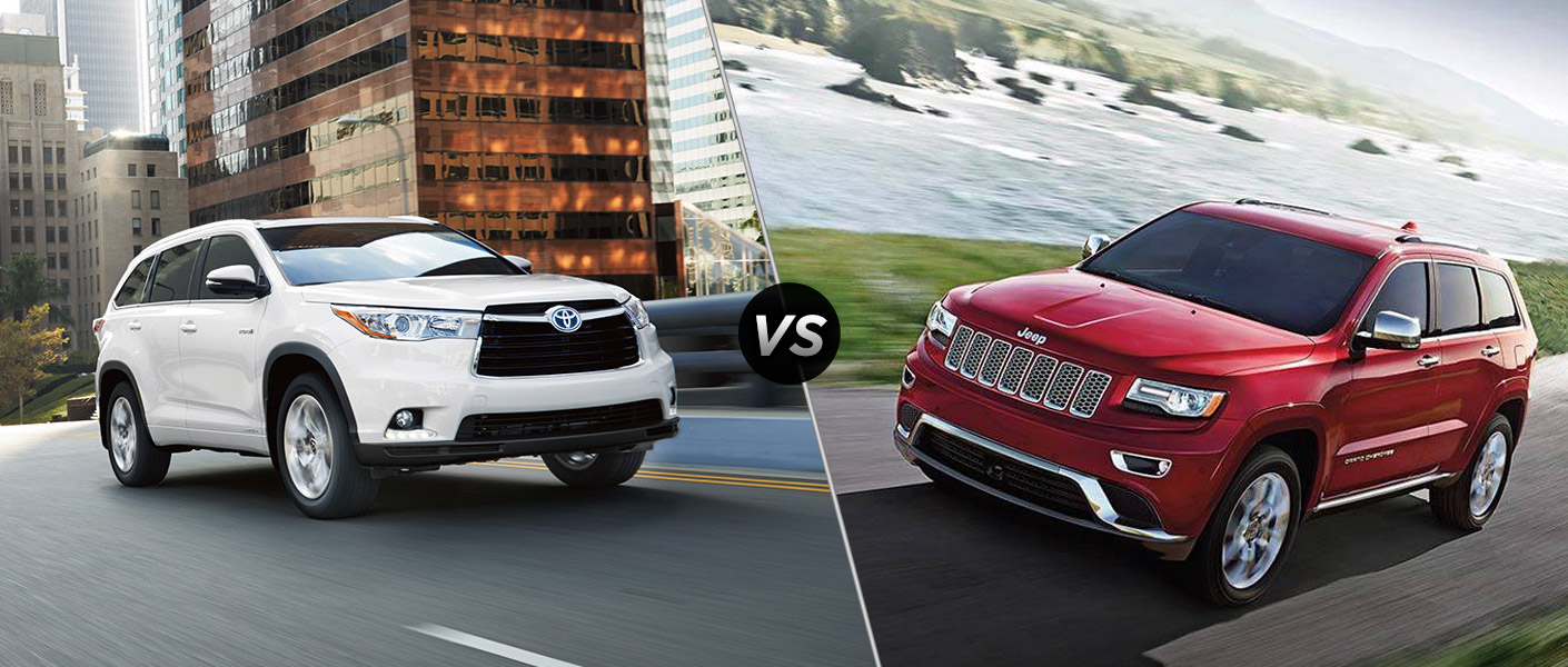 jeep grand cherokee vs toyota highlander #1