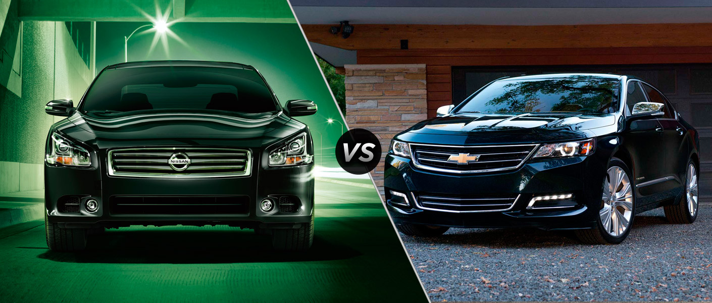 2014 Nissan Maxima vs 2015 Chevy Impala