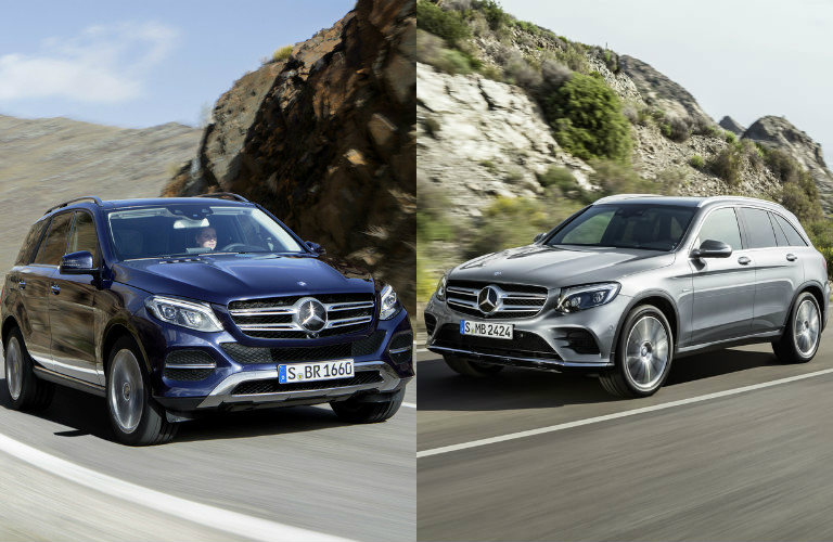 2016 Mercedes-benz Gle-class Vs. 2016 Mercedes-benz Glc-class