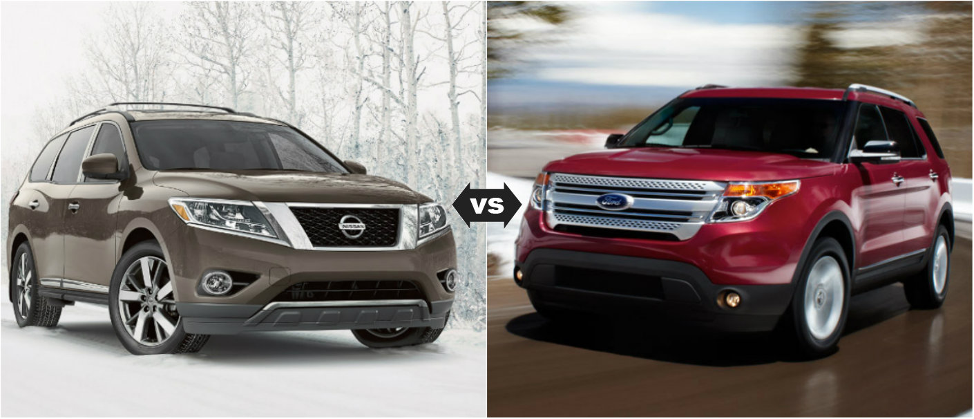 Ford explorer nissan pathfinder comparison