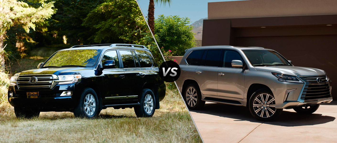 Home 2016 Toyota Land Cruiser vs 2016 Lexus LX 570