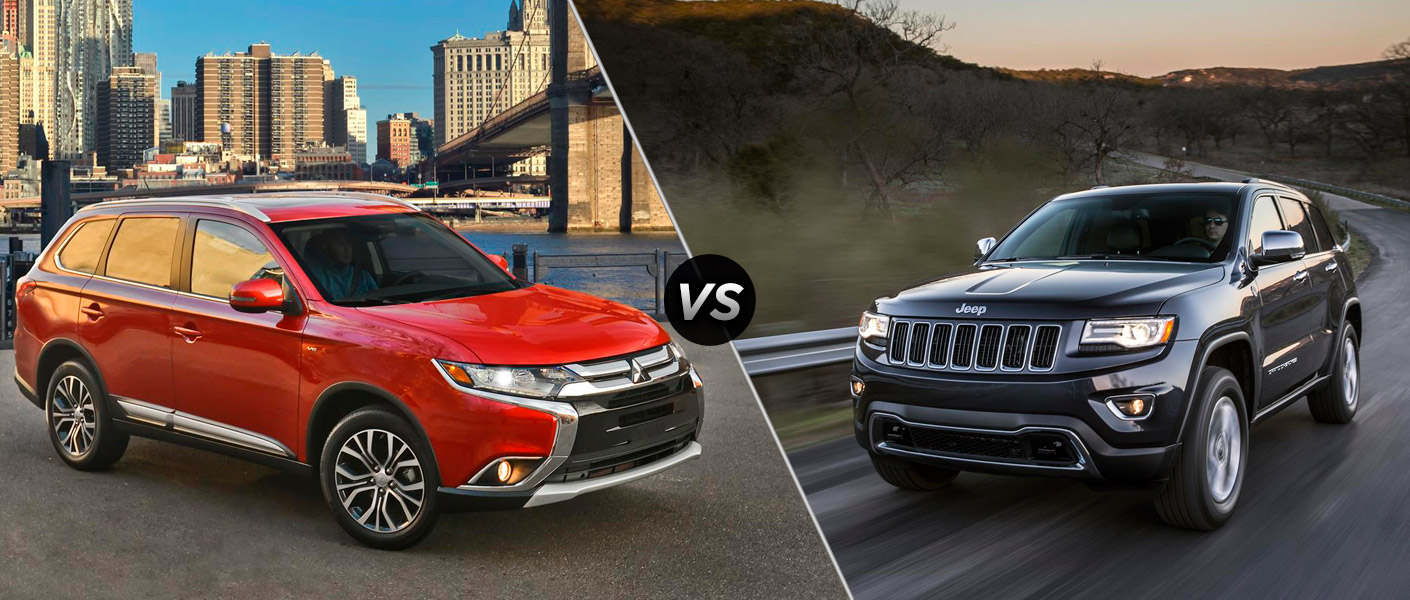 2016 Mitsubishi Outlander vs 2015 Jeep Grand Cherokee Don Herring 