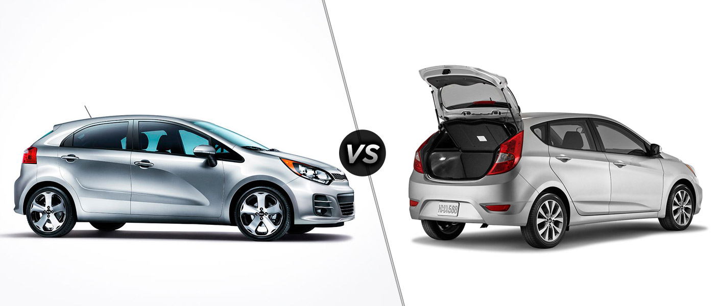 Home Vs. Hyundai 2016 Kia Rio 5-Door vs 2016 Hyundai Accent Hatchback