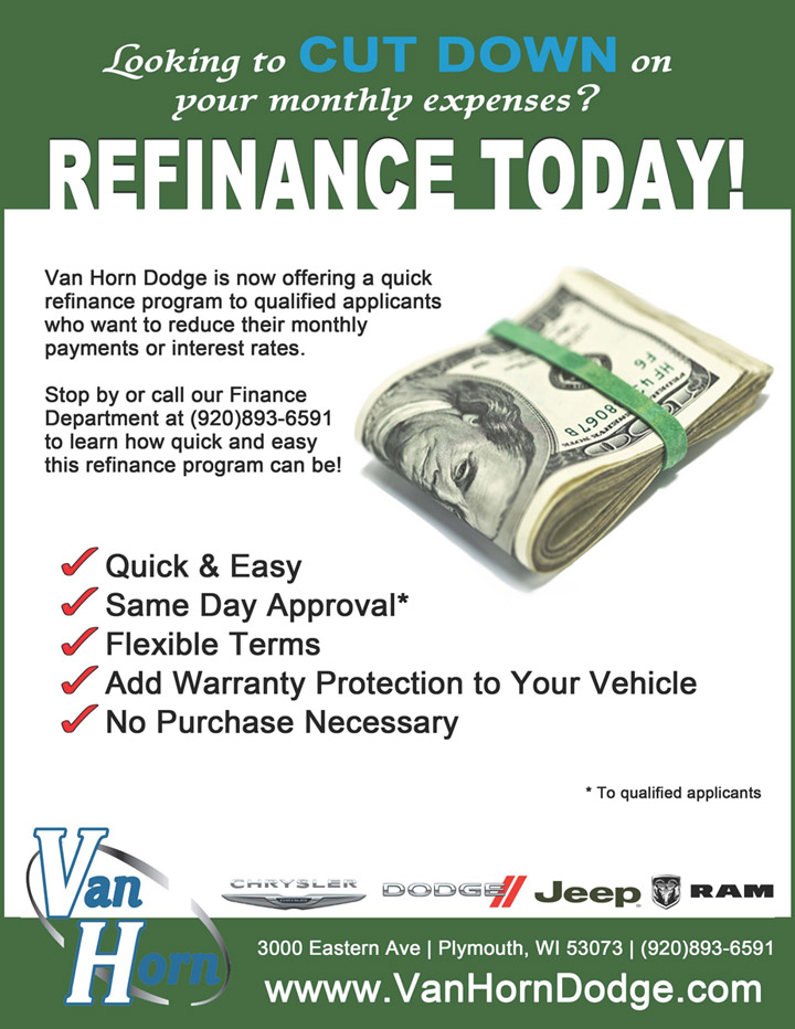 Refinance Car Loan Plymouth WI