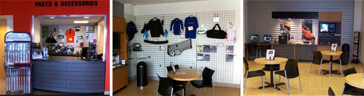Photos of our Parts Department