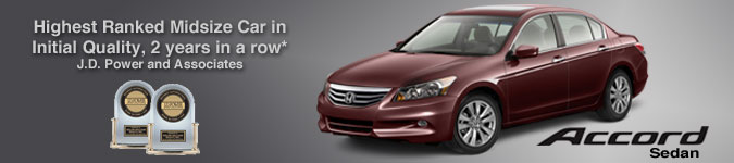 2012 Honda Accord Sedan Banner