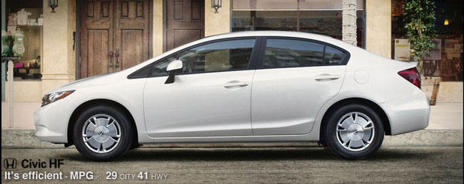2012 Honda Civic HF Price, Specs