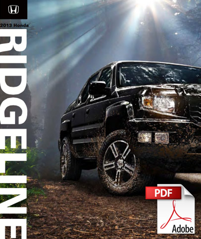 2013 Honda Ridgeline Brochure PDF