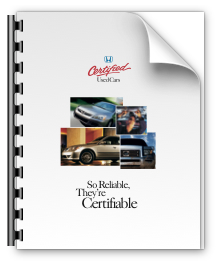 Honda Certified Program Brochure
