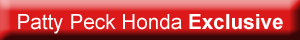 Patty Peck Honda Exclusive offer