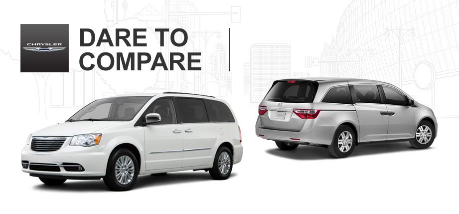 Chrysler town and country compared to honda odyssey #4