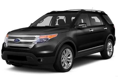 Black Ford Explorer