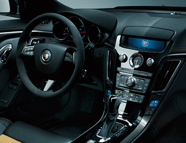 Interior of the 2014 Cadillac CTS-V