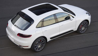 Porsche Macan Overhead View
